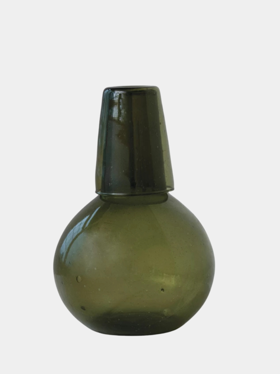 Green Carafe w/ Cup'