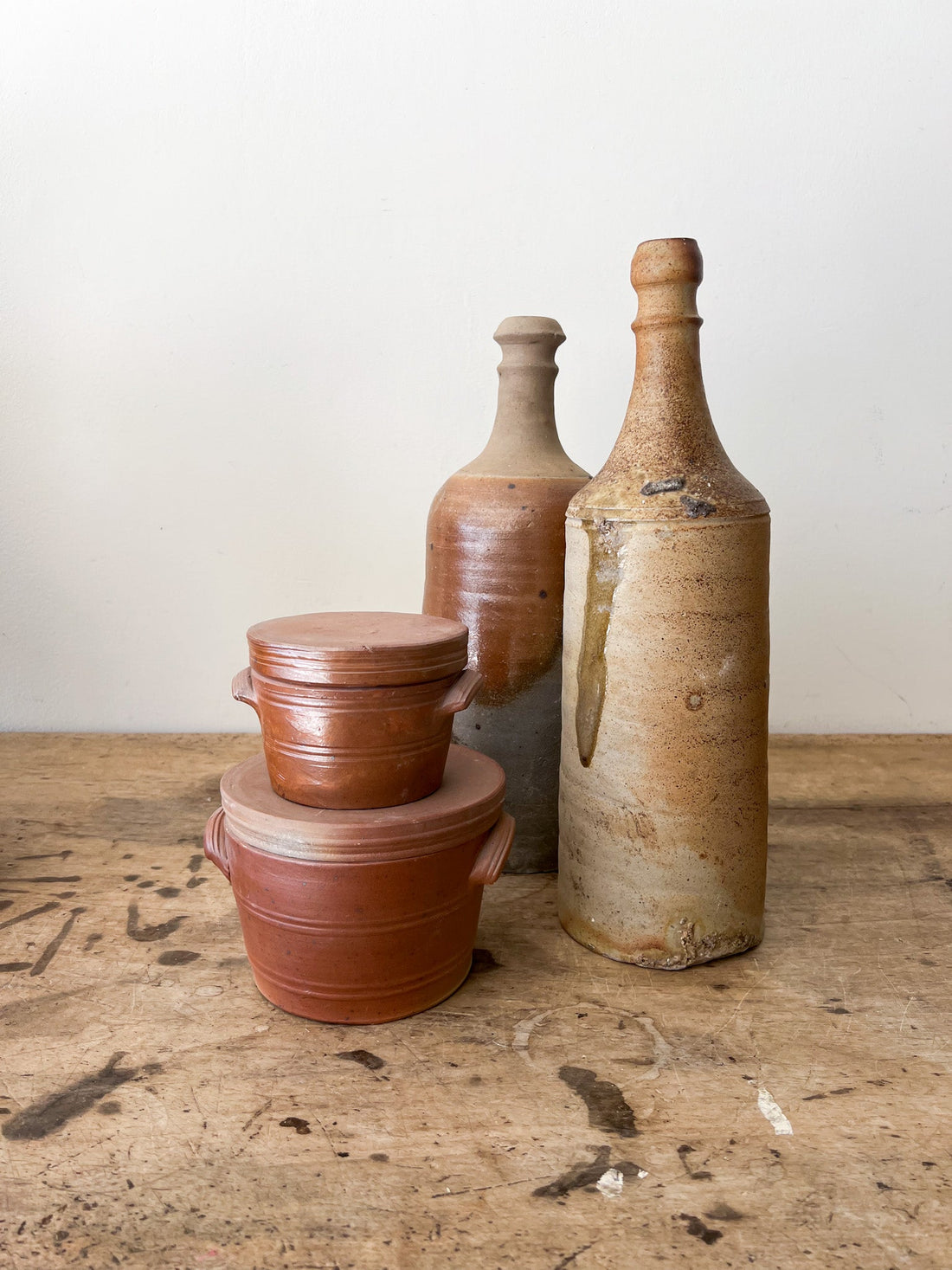 Vintage French Lidded Butter Pot