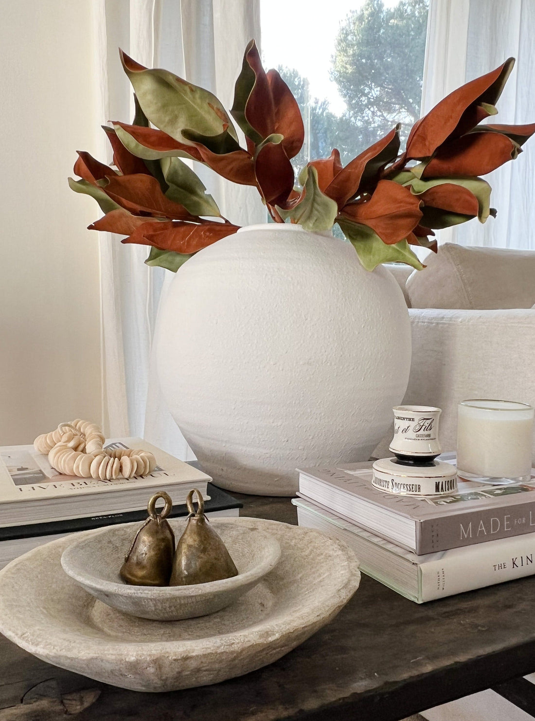 Vintage Marble Bowl-White